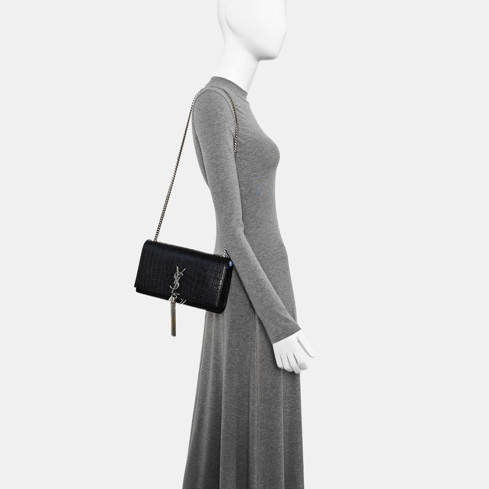KATE Medium Calfskin Black
