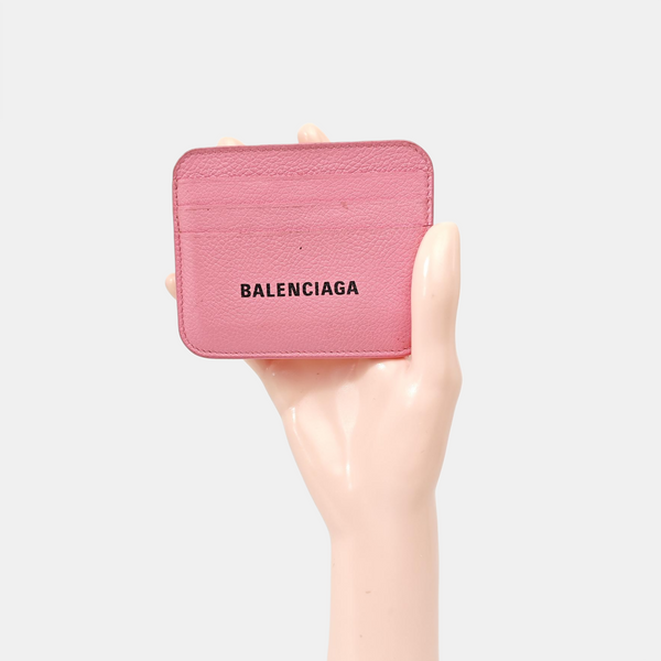 Cash Calfskin Pink Card Holder