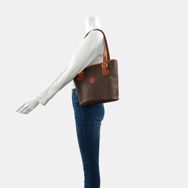 MACADAM TOTE Coated Canvas Brown