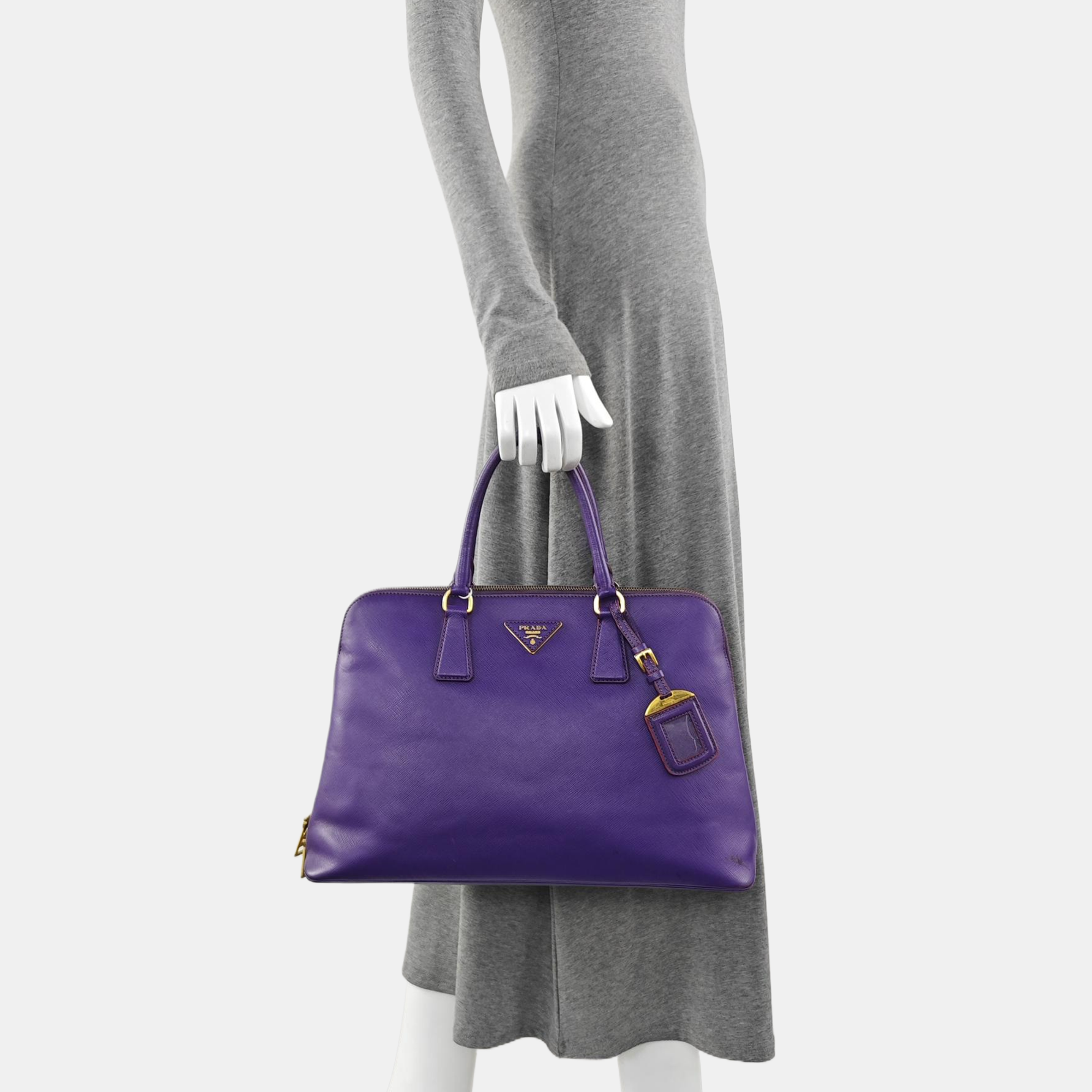 Promenade Saffiano Calfskin Purple