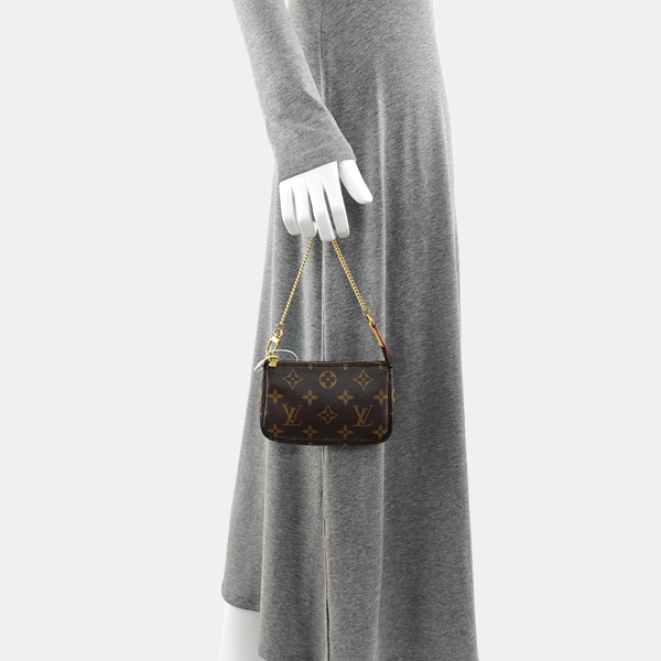 ACCESSOIRES Mini Monogram Coated Canvas Brown