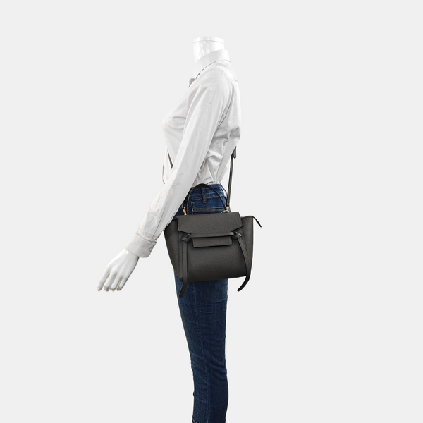 BELT Nano Calfskin Gray