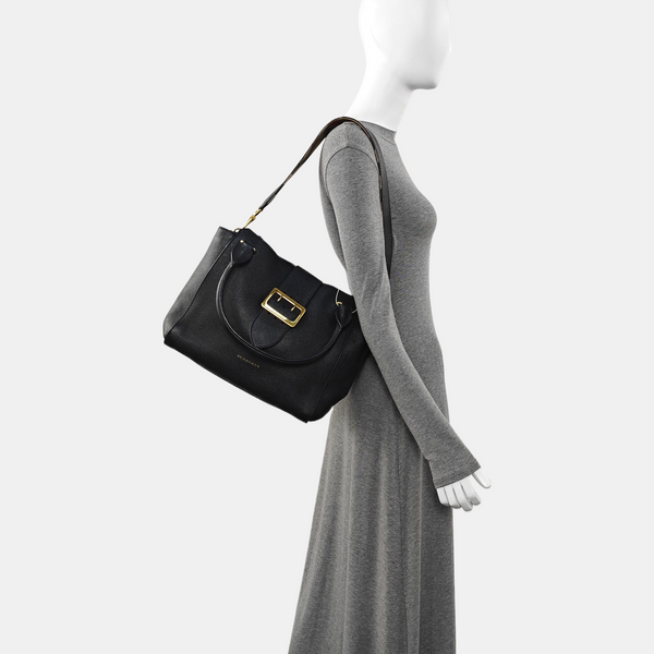 Buckle Small Calfskin Black