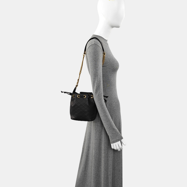 CASSANDRE Quilted Lambskin Black