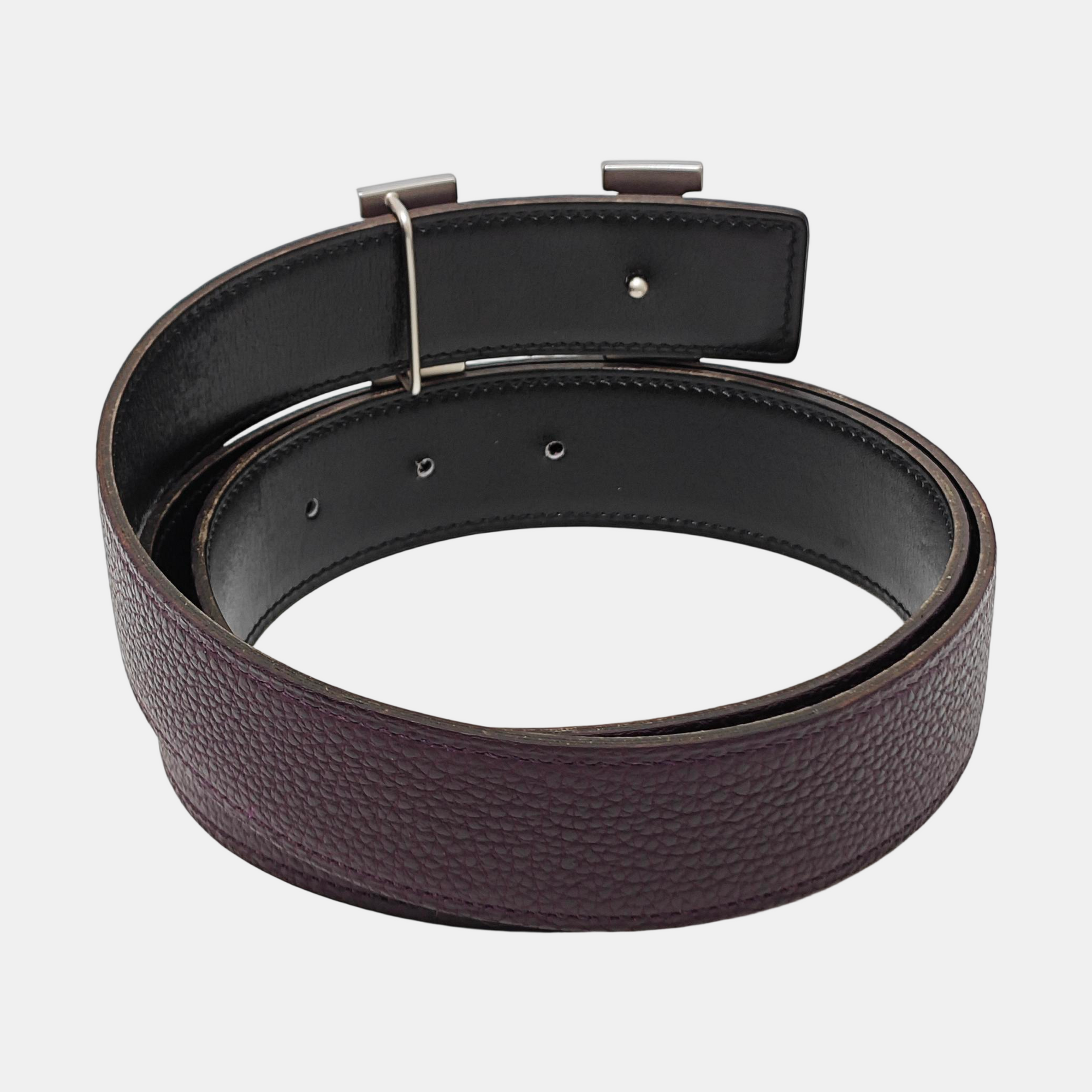 Leather Belt Purple