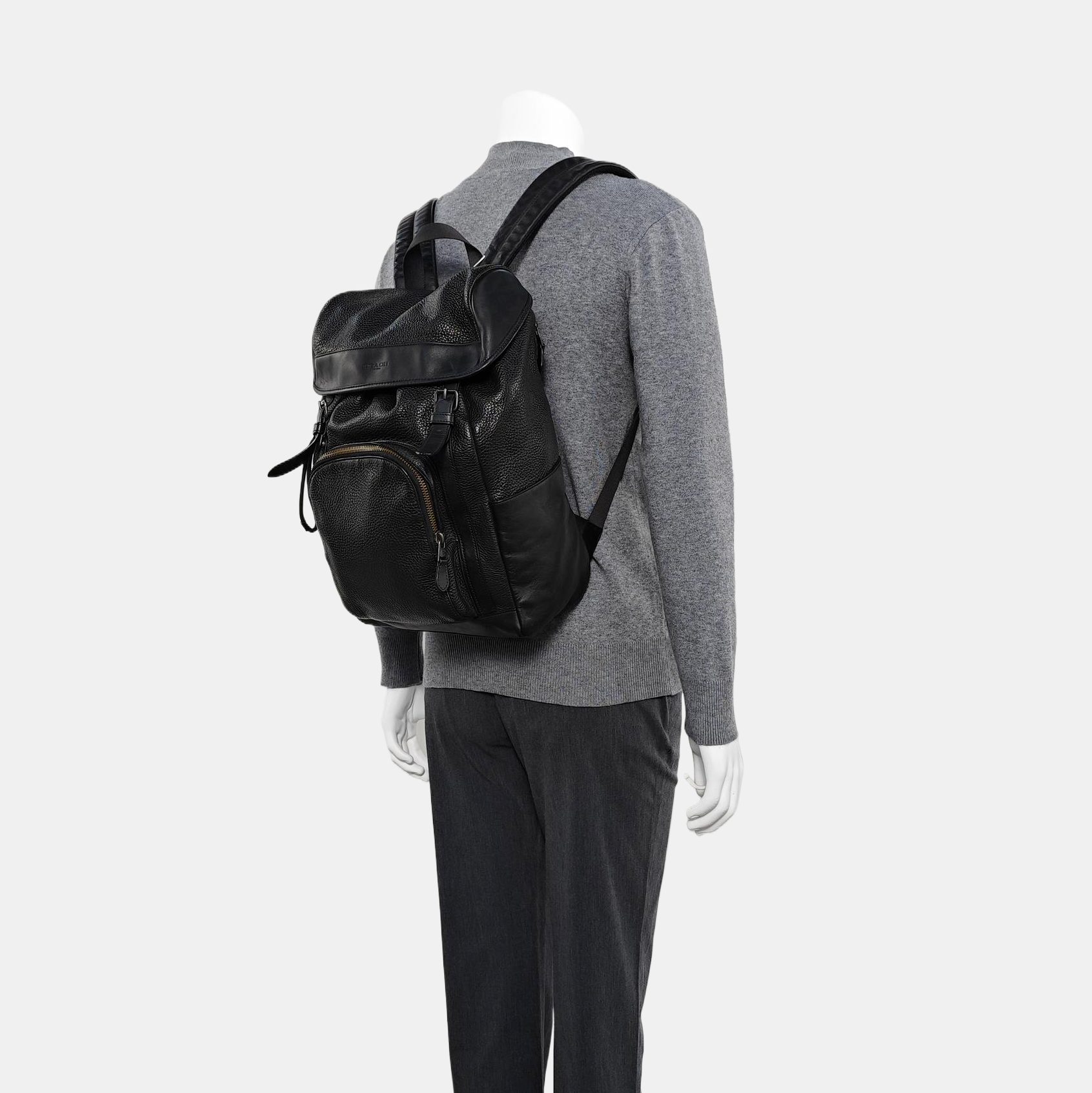Calfskin Backpack Black