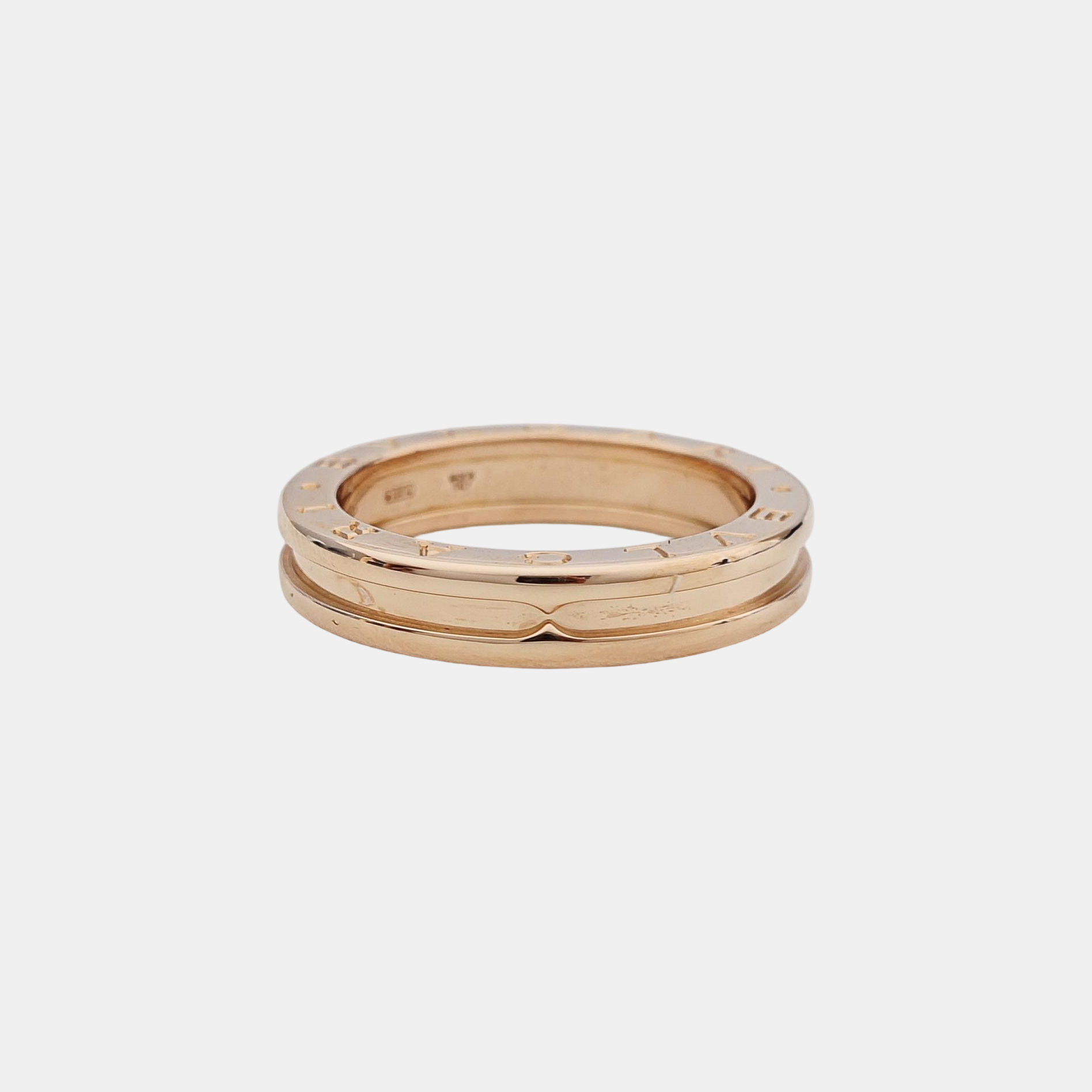 B.ZERO1 18k Rose Gold Ring EU 60
