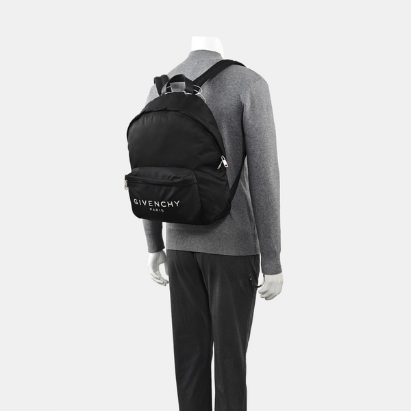 Nylon Backpack Black