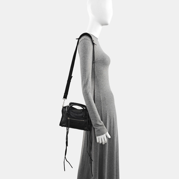 Classic City Mini Lambskin Black