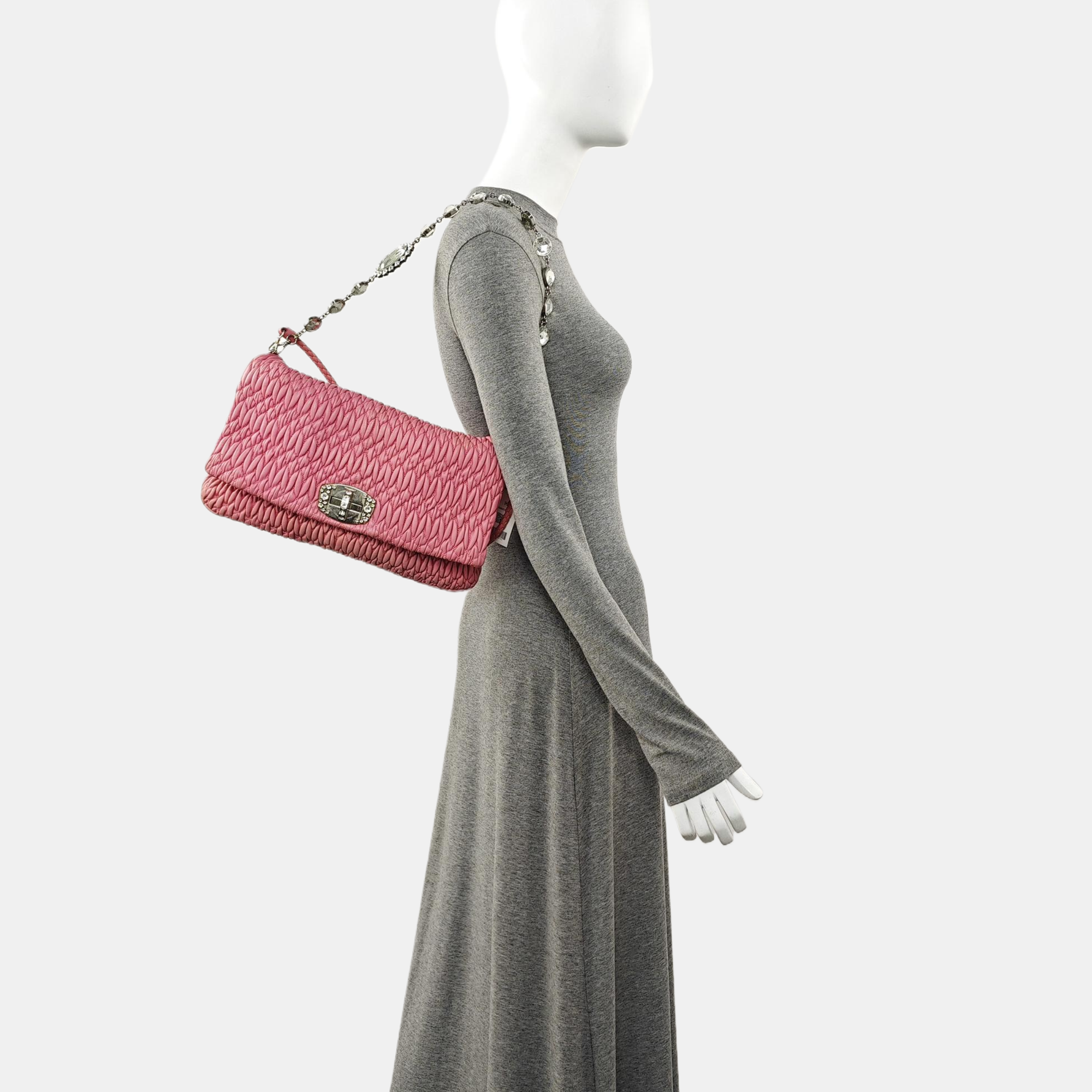 Crystal Lambskin Pink