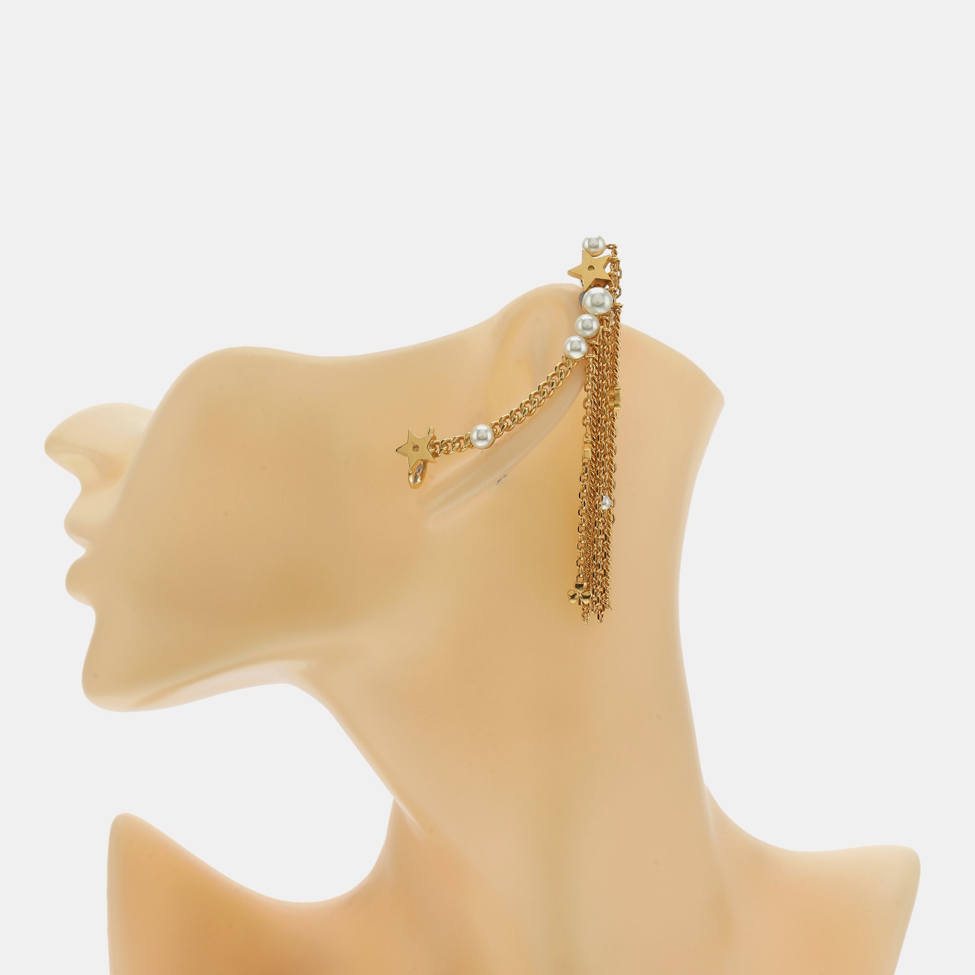 Danseuse Etoile Metal Gold Clip On Earrings