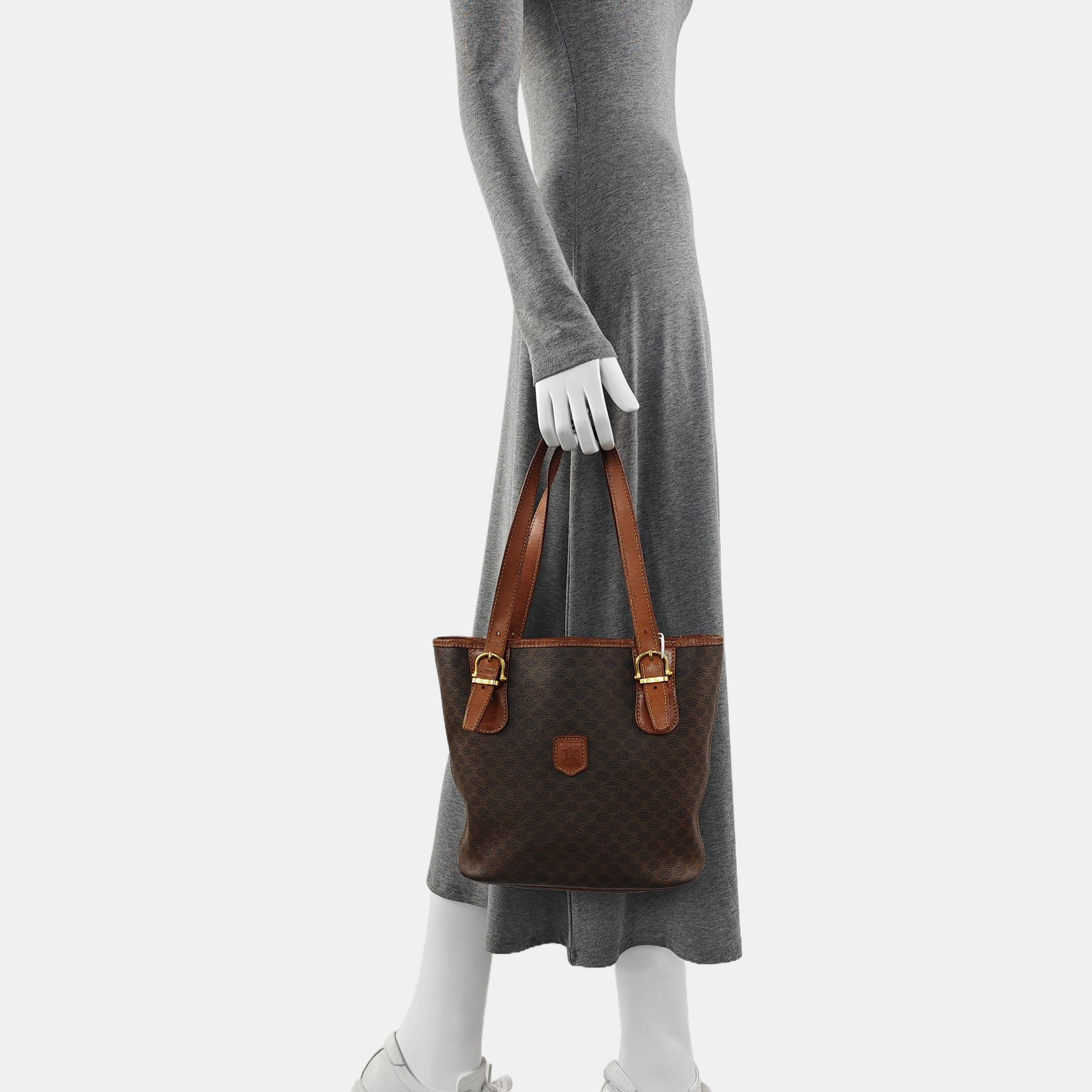 MACADAM TOTE Coated Canvas Brown
