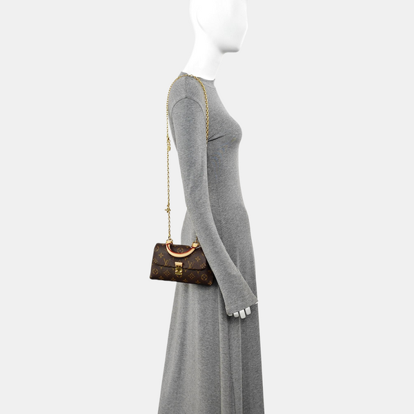 MADELEINE Monogram Coated Canvas Brown