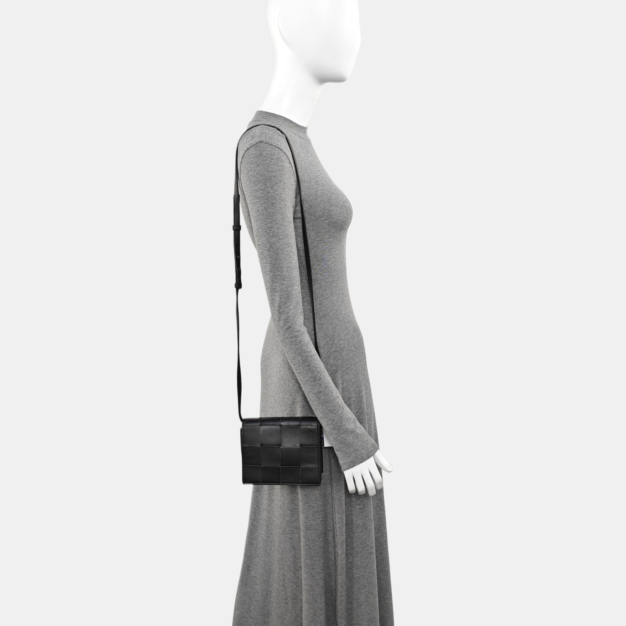 Cross-Body Bag Lambskin Black