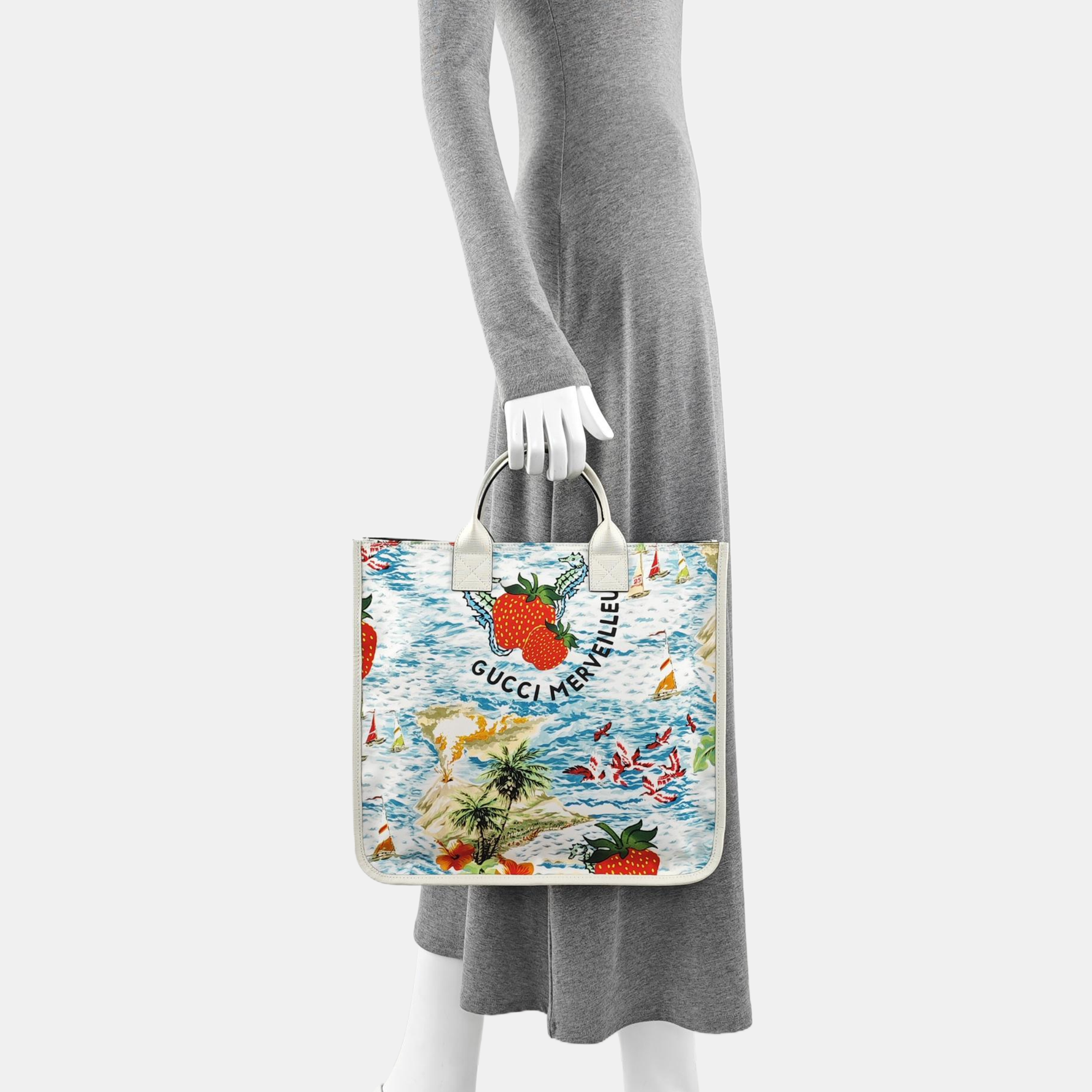 Fabric Tote Bag Multicolor