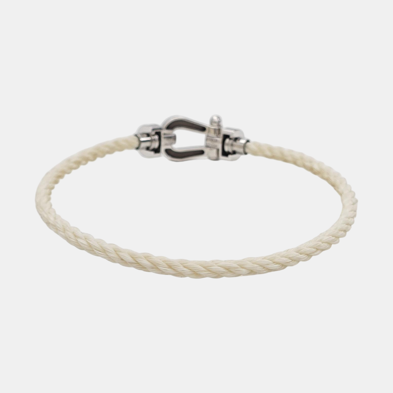 Force 10 Fabric White Bangle