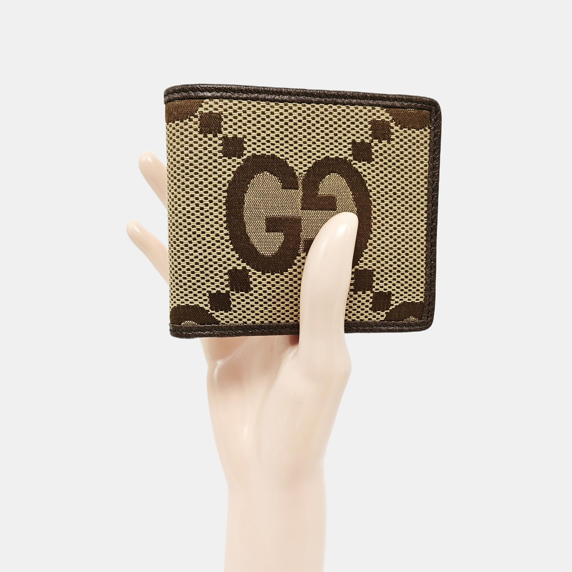GG Messenger Monogram Canvas Brown Wallet