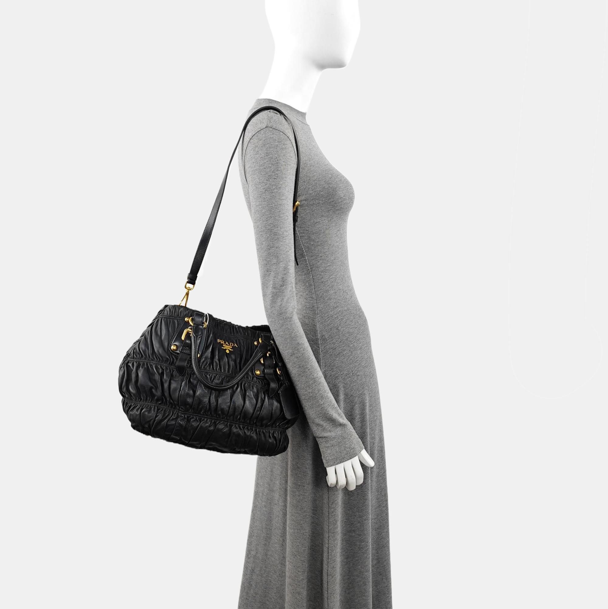 Gaufre Calfskin Black