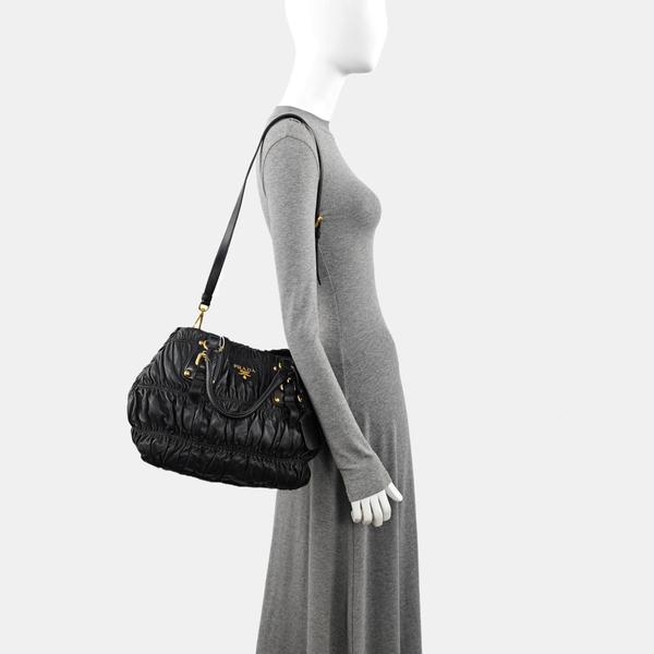 Gaufre Calfskin Black