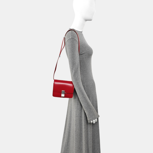 CLASSIC BOX Mini Calfskin Red