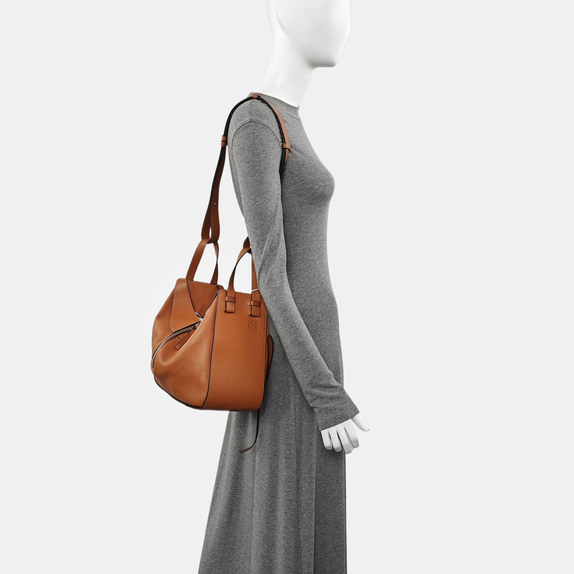 Hammock Small Calfskin Brown