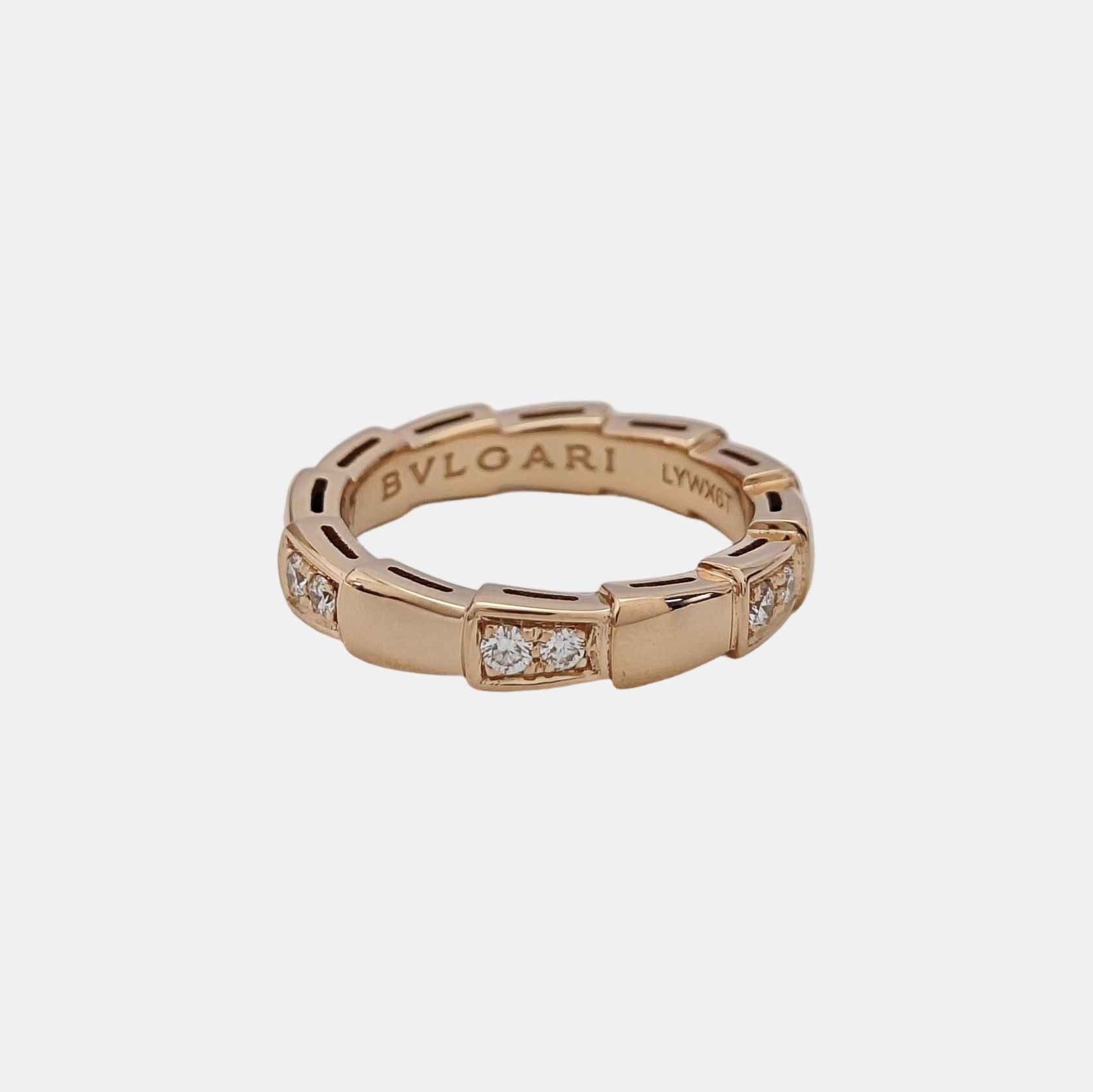 18k Rose Gold Ring EU 47