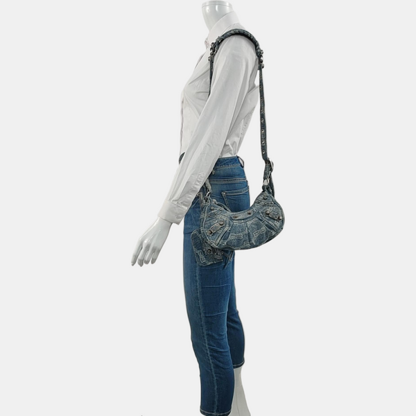 Le Cagole Small Denim Blue