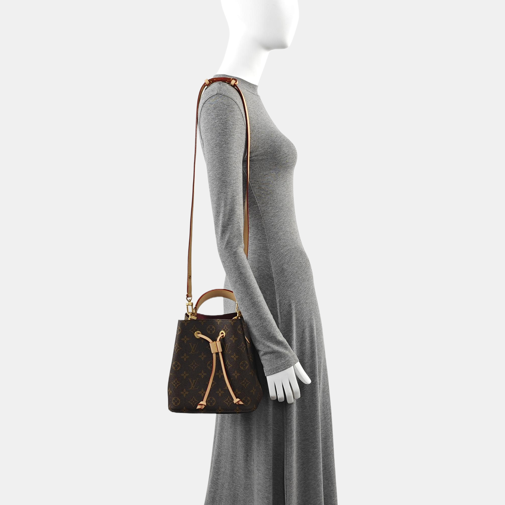 NÉONOÉ BB Monogram Coated Canvas Brown