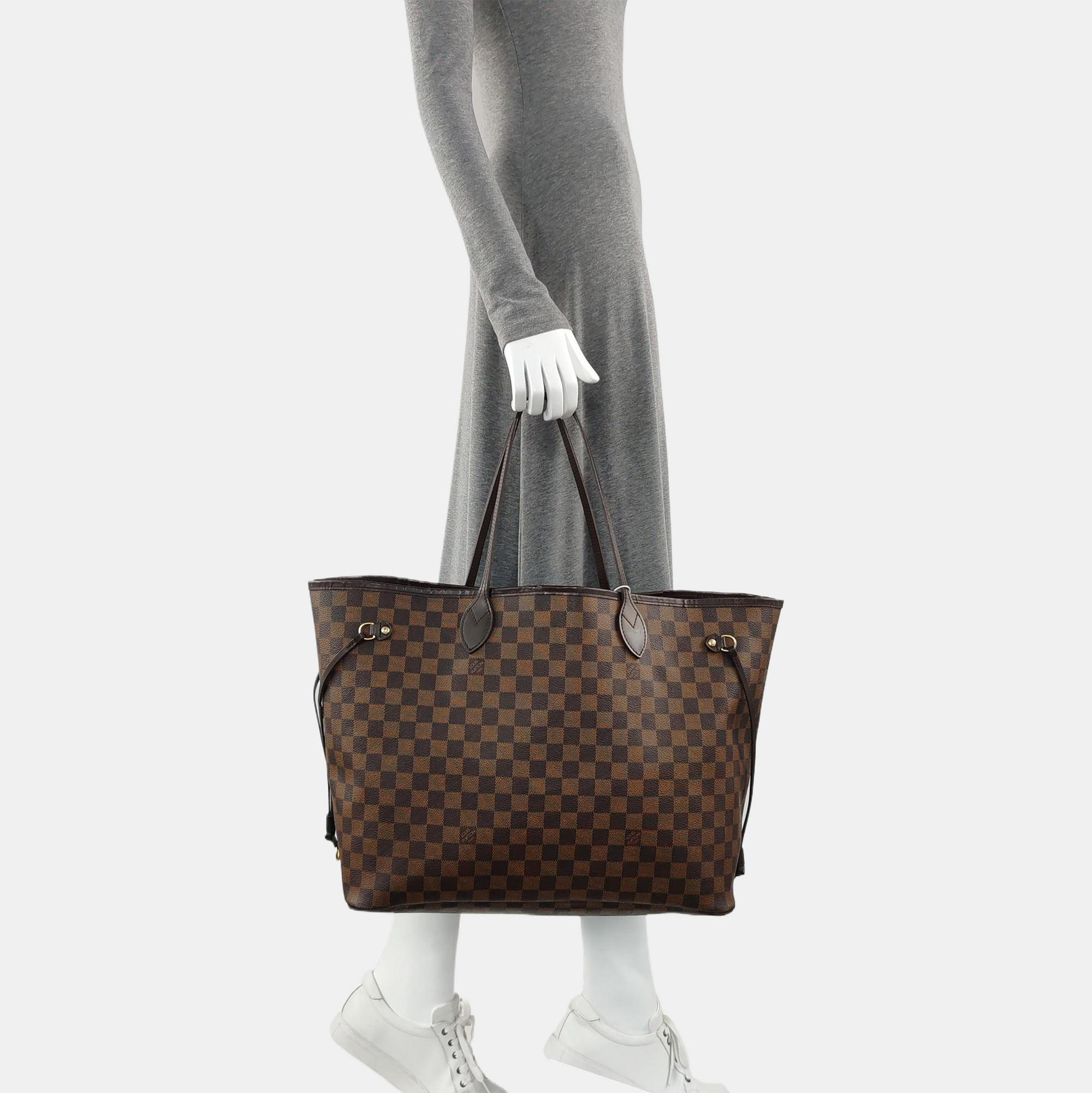 Authenticated pre-owned  NEVERFULL GM Coated Canvas Brown - Tote Bag at Looply