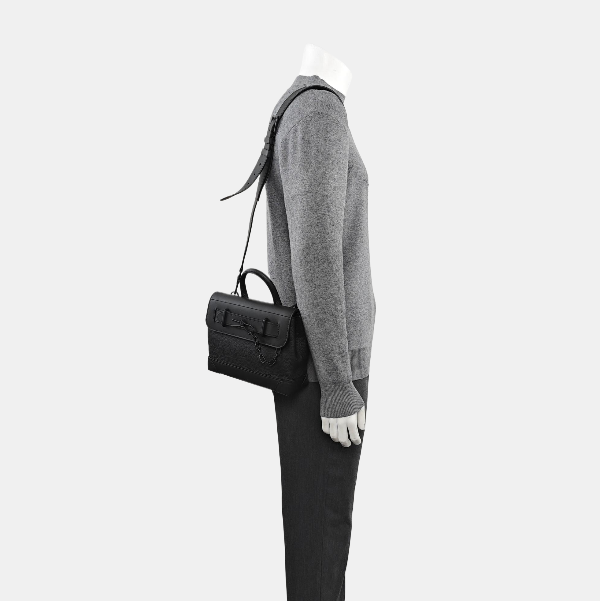 STEAMER PM Monogram Calfskin Black