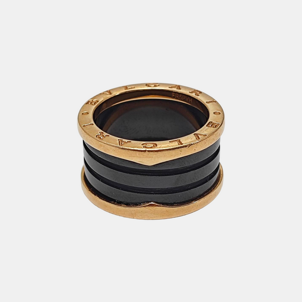 B.ZERO1 18k Rose Gold Ring EU 54