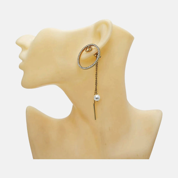 Dior Tribales Metal Gold Earrings