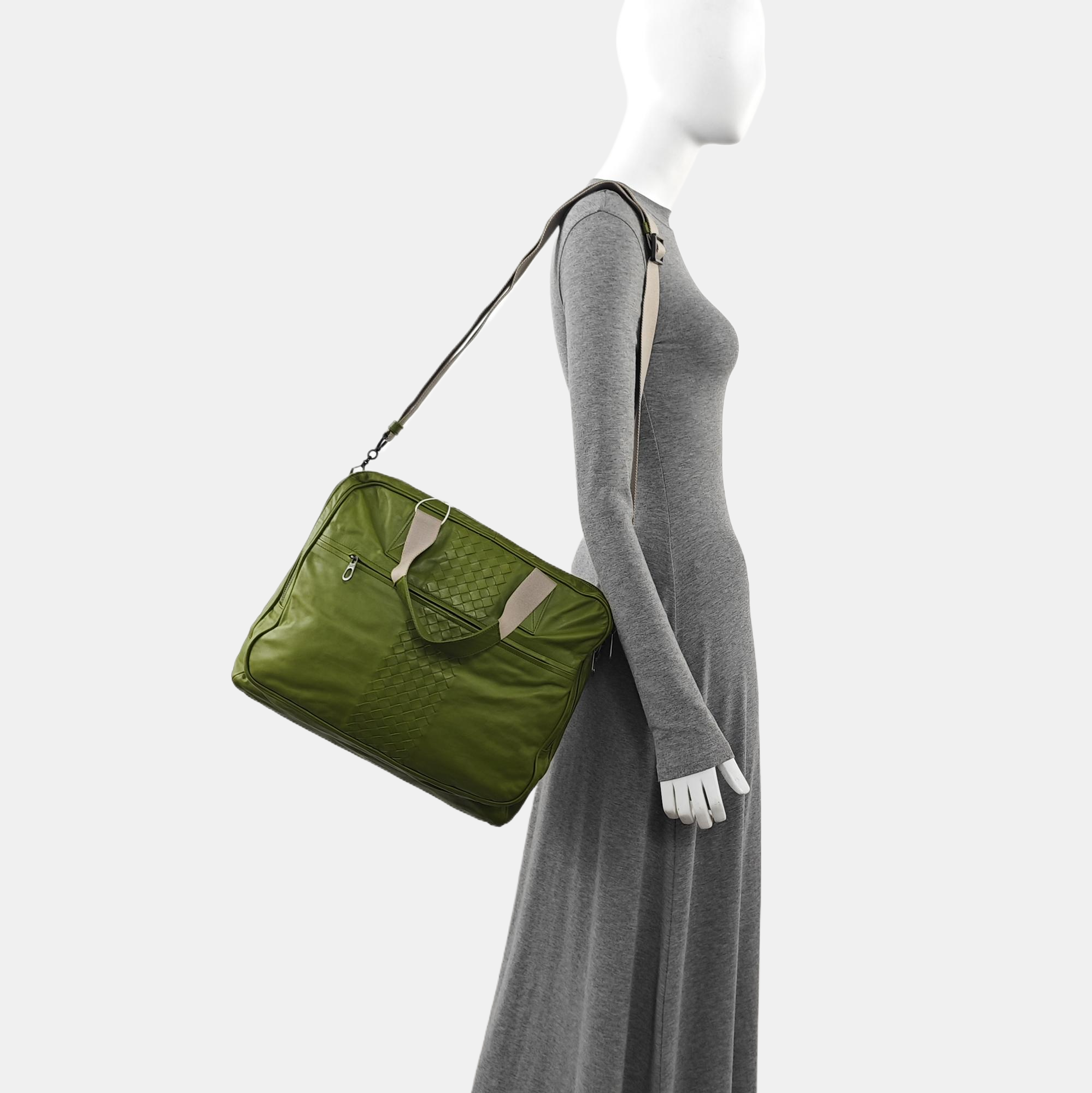 Calfskin Shoulder Bag Green