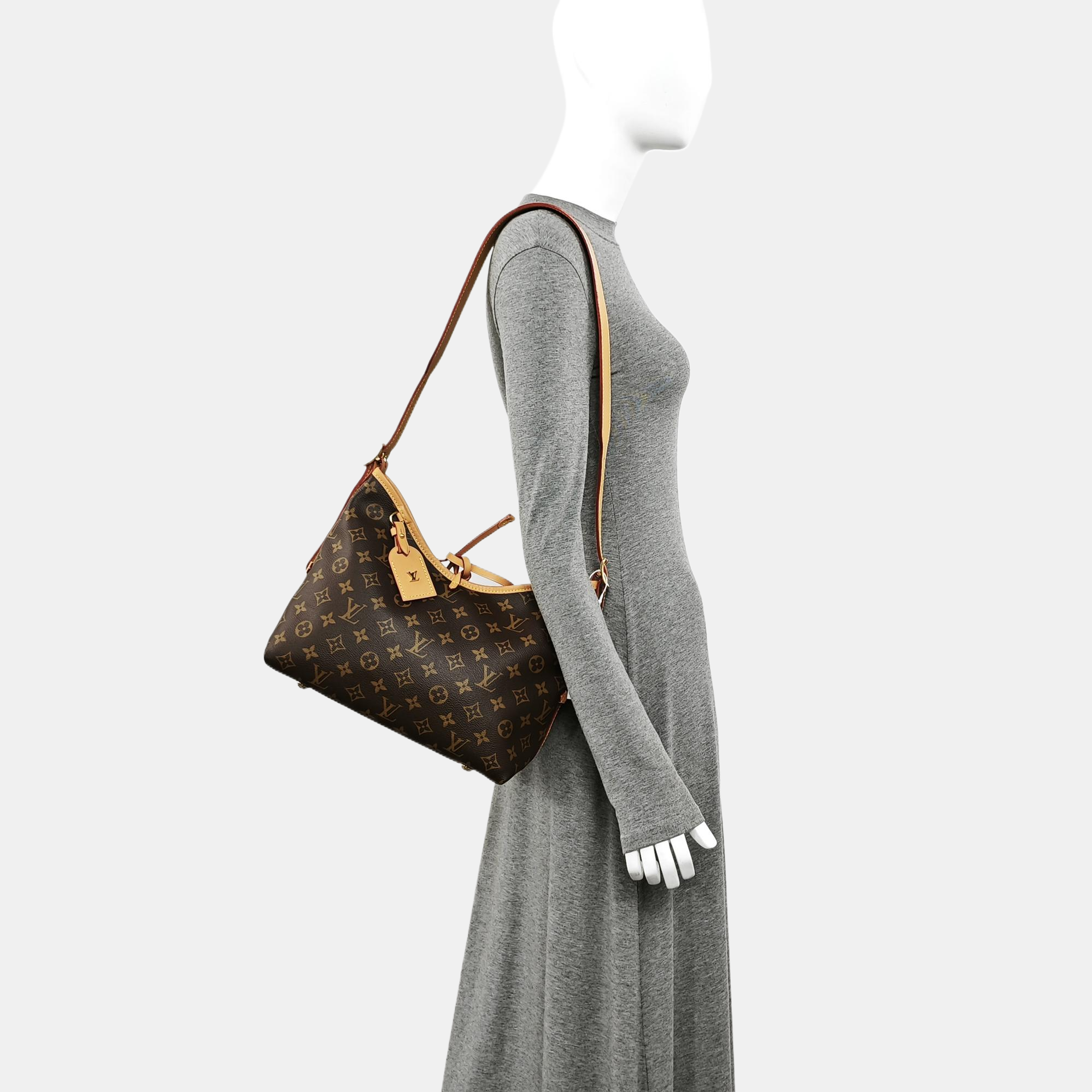CARRYALL PM Monogram Coated Canvas Brown