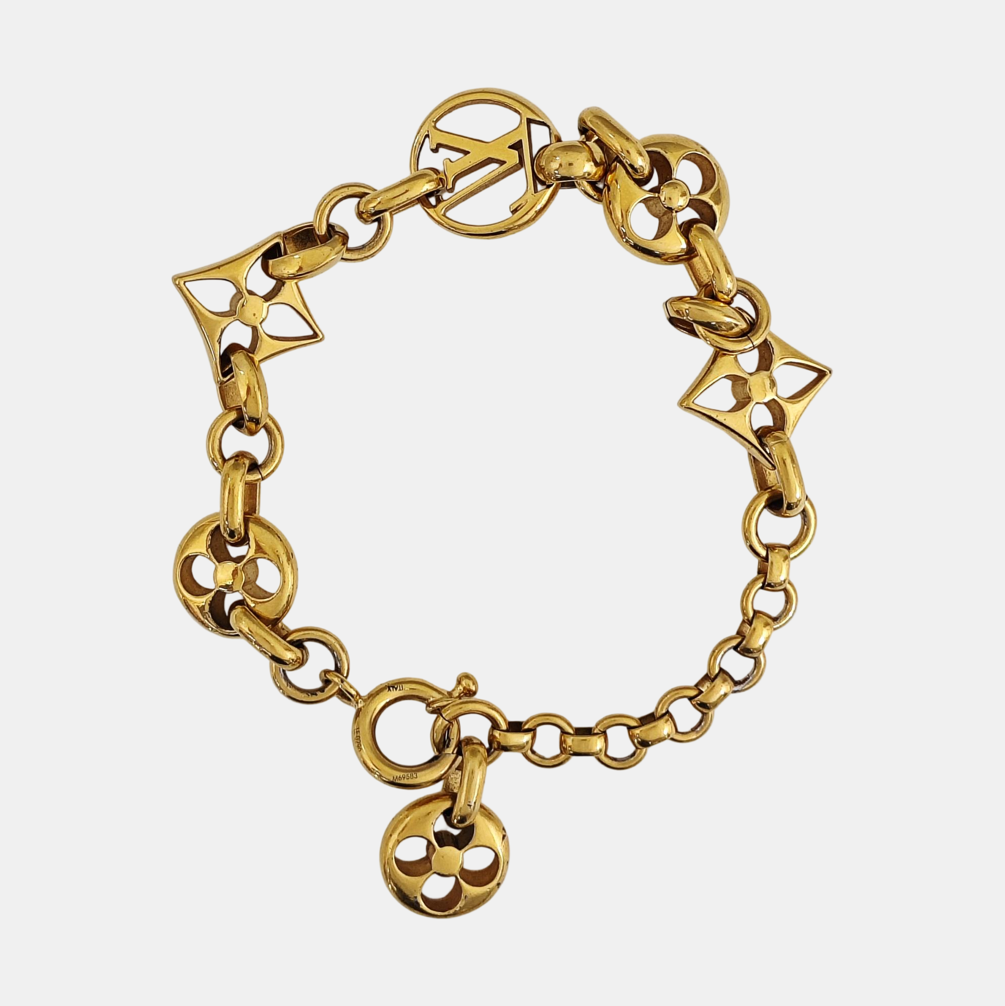 CRAZY IN LOCK Metal Gold Bracelet
