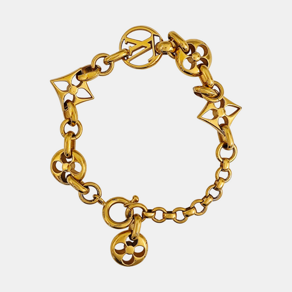 CRAZY IN LOCK Metal Gold Bracelet