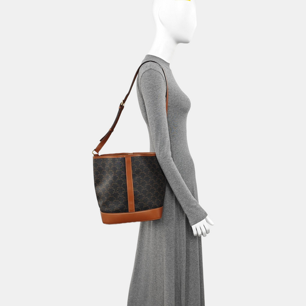 TRIOMPHE CANVAS Medium Coated Canvas Brown