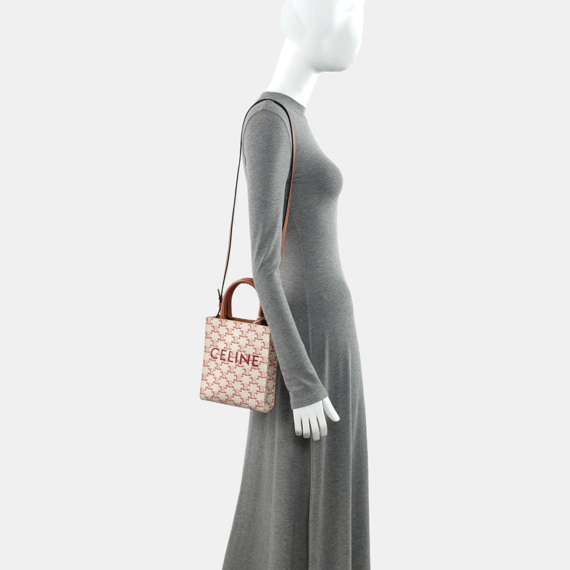 CABAS CELINE Mini Coated Canvas Beige