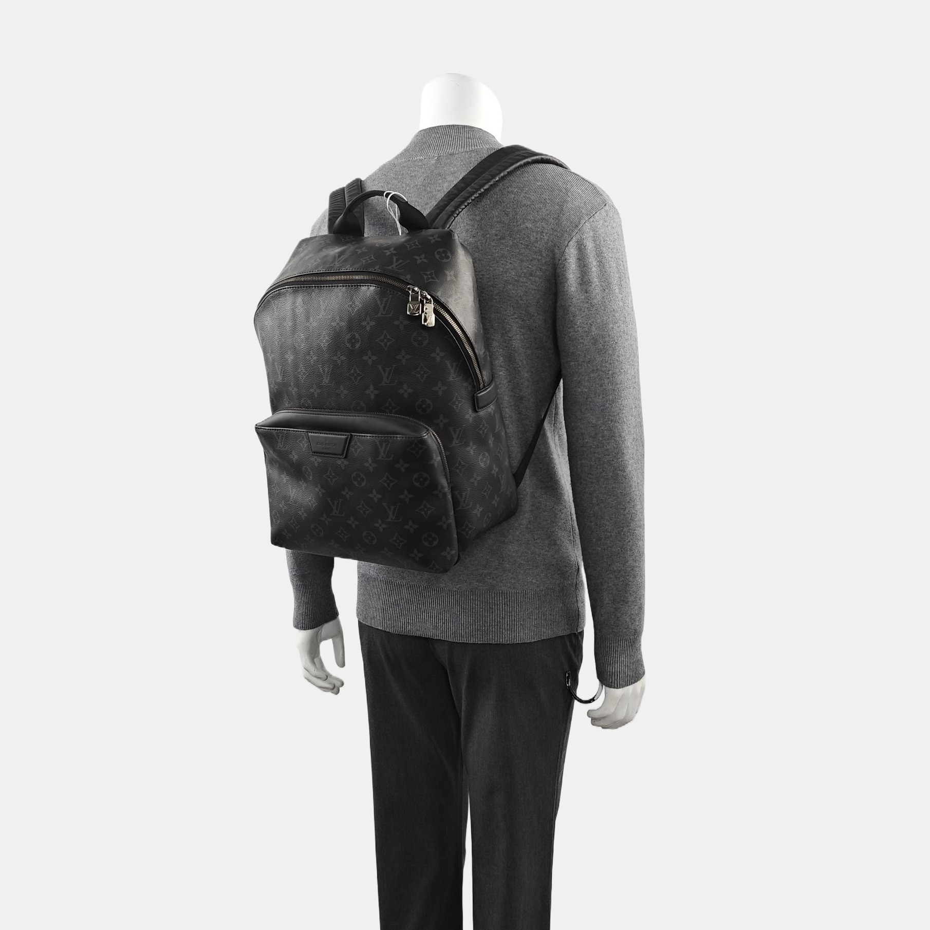DISCOVERY PM Monogram Coated Canvas Black