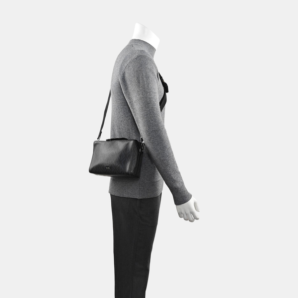 Lingot Oblique Coated Canvas Black