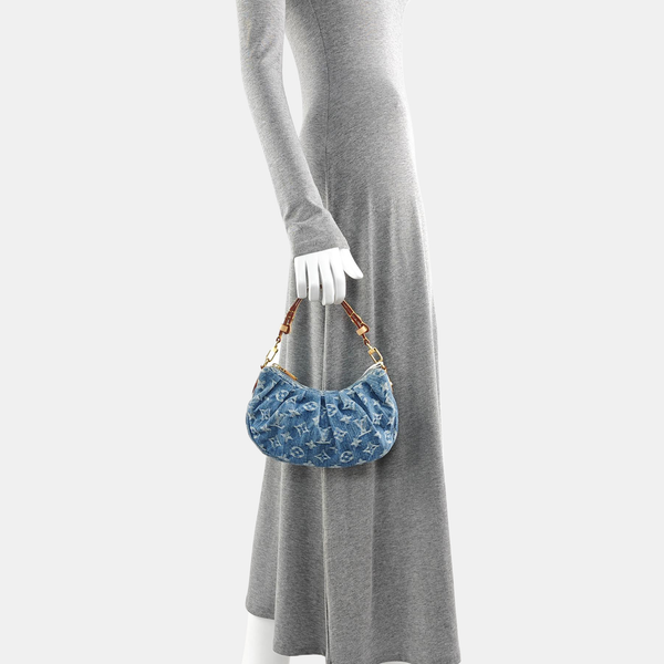 Pochette Valley Monogram Denim Blue