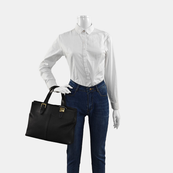 Calfskin Tote Bag Black