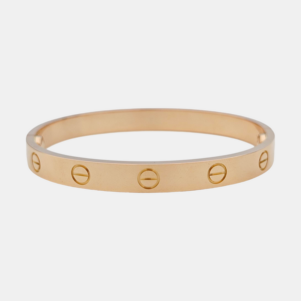 LOVE 18k Rose Gold Bangle