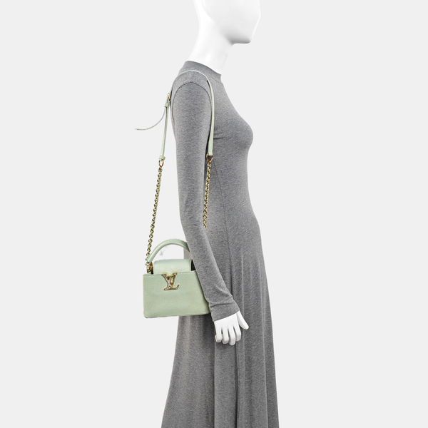 CAPUCINES Mini Calfskin Green