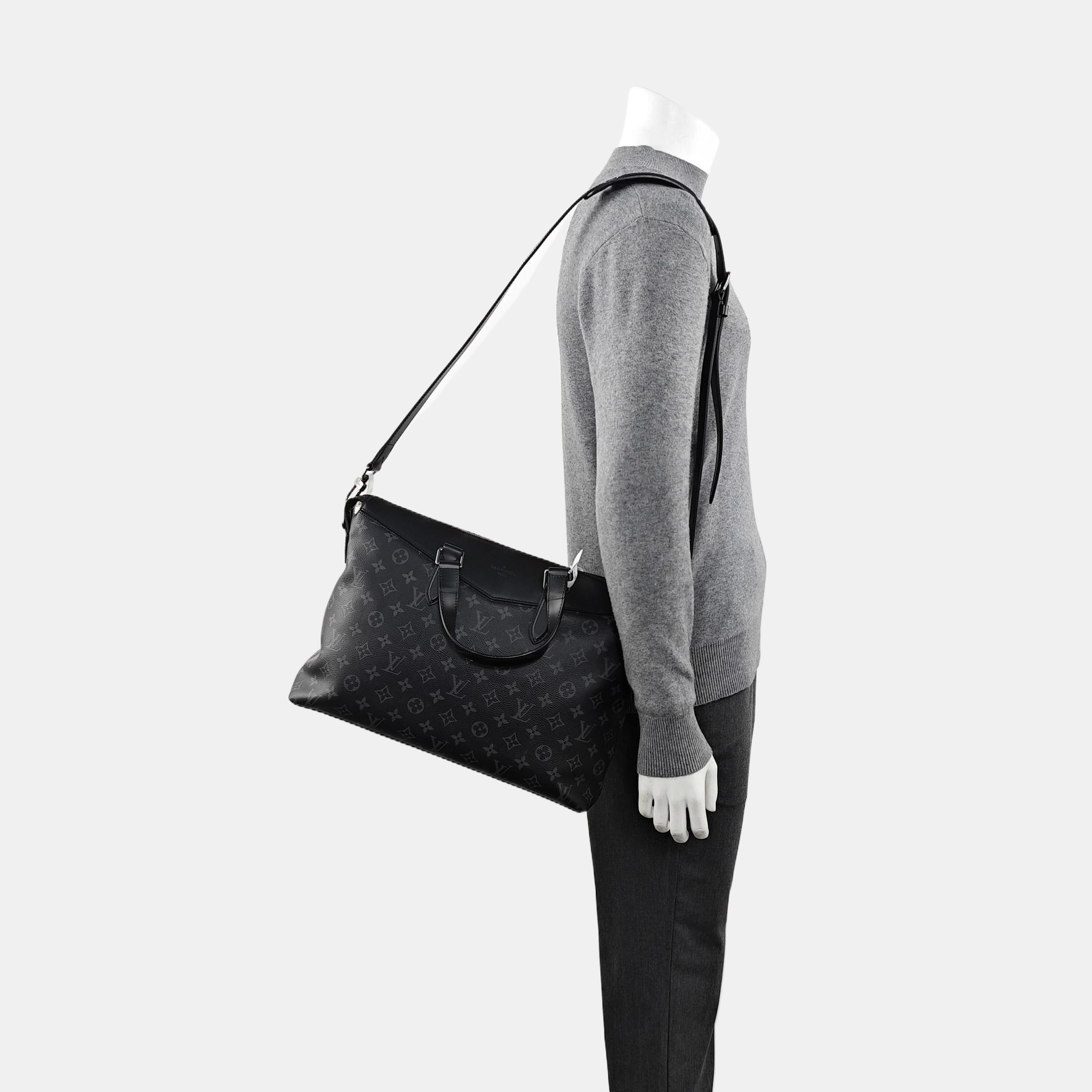 EXPLORER Monogram Coated Canvas Black
