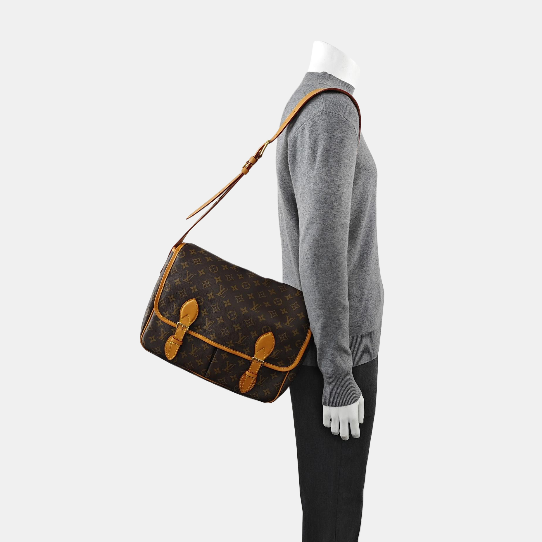 SATCHEL Monogram Coated Canvas Brown