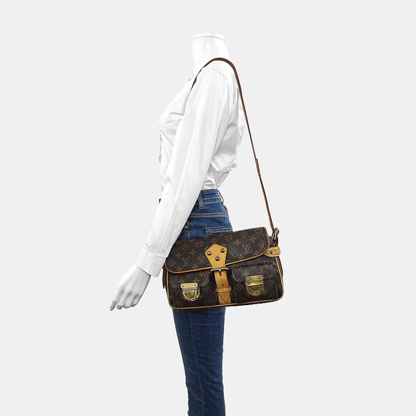 HUDSON PM Monogram Coated Canvas Brown