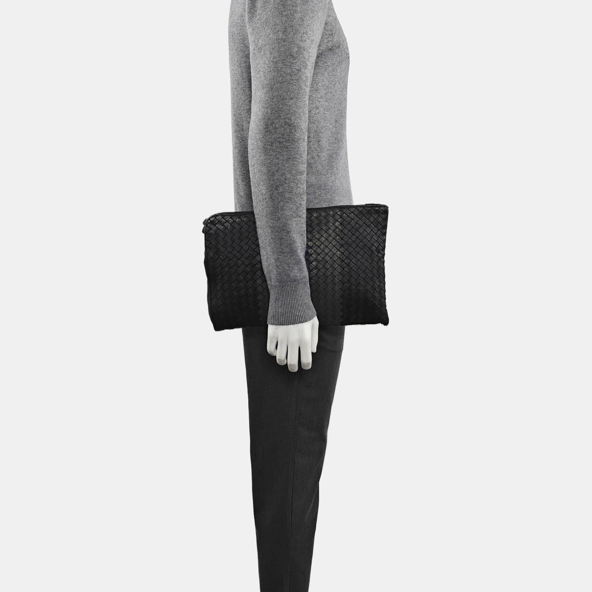 Calfskin Clutch Black