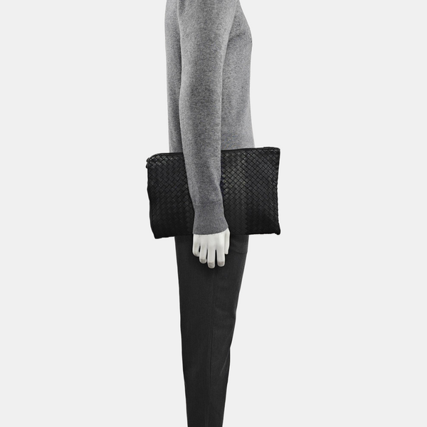 Calfskin Clutch Black