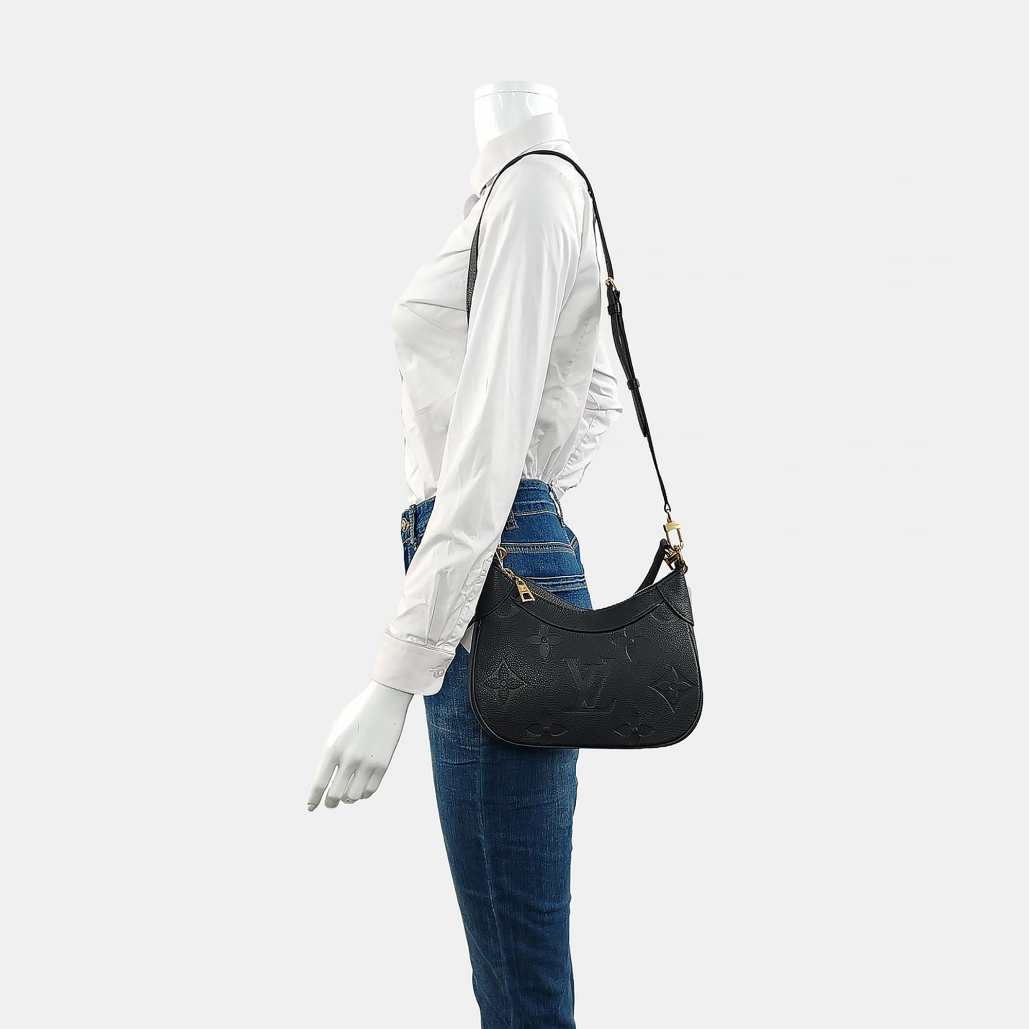BAGATELLE Monogram Calfskin Black